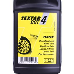 泰明頓Textar DOT4全進口剎車油 專業潤滑，安全守護的500ml之選